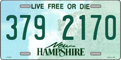 NH license plate 3792170