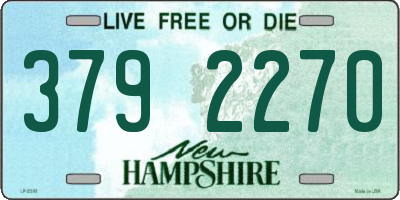 NH license plate 3792270