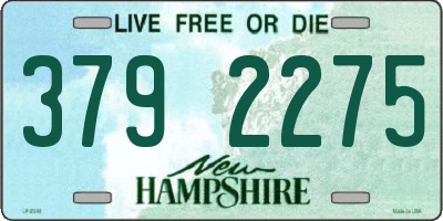 NH license plate 3792275