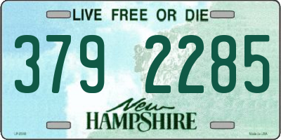 NH license plate 3792285