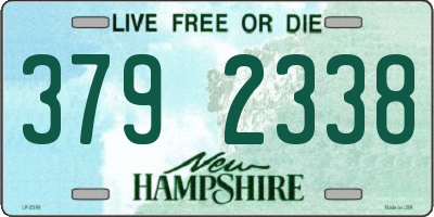 NH license plate 3792338