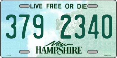 NH license plate 3792340
