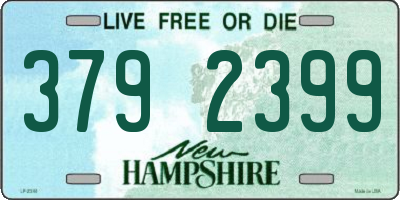 NH license plate 3792399