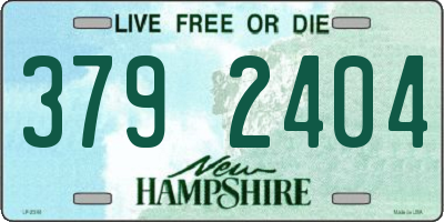 NH license plate 3792404
