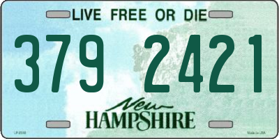 NH license plate 3792421