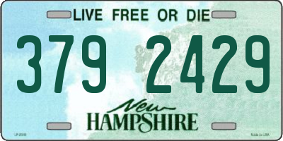 NH license plate 3792429