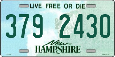 NH license plate 3792430