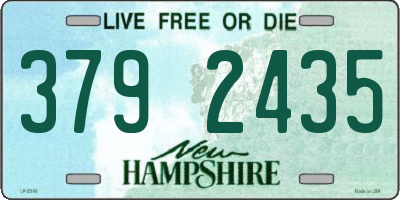 NH license plate 3792435