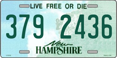 NH license plate 3792436