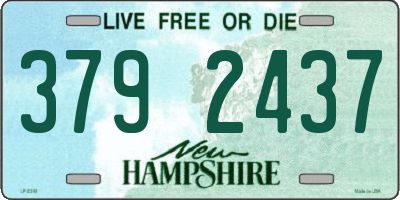 NH license plate 3792437