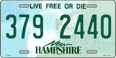 NH license plate 3792440