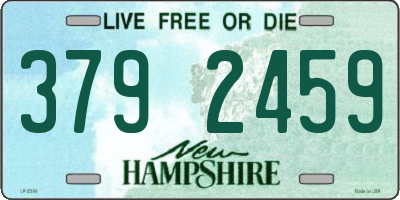 NH license plate 3792459