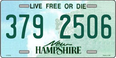 NH license plate 3792506