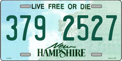 NH license plate 3792527