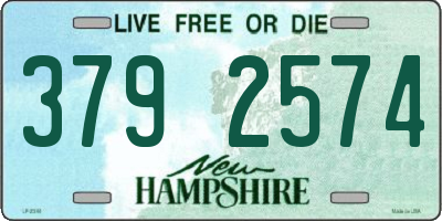 NH license plate 3792574