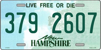 NH license plate 3792607