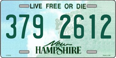 NH license plate 3792612