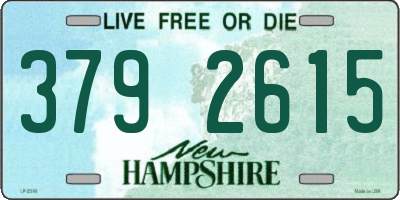 NH license plate 3792615