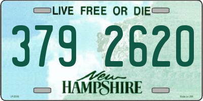 NH license plate 3792620