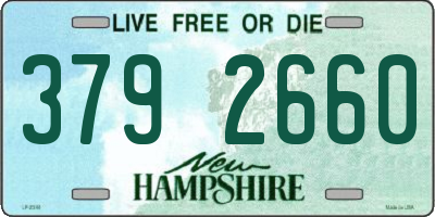 NH license plate 3792660