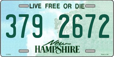 NH license plate 3792672