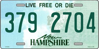 NH license plate 3792704