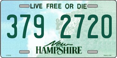 NH license plate 3792720