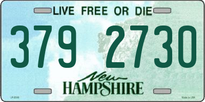 NH license plate 3792730