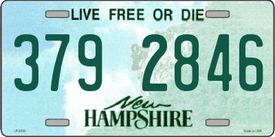 NH license plate 3792846