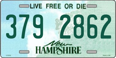 NH license plate 3792862