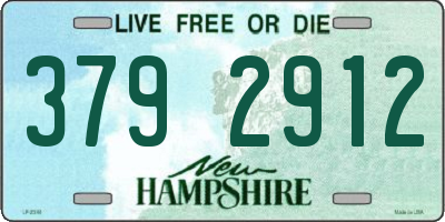 NH license plate 3792912