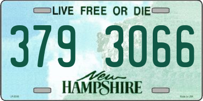 NH license plate 3793066
