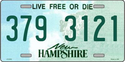 NH license plate 3793121