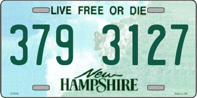 NH license plate 3793127