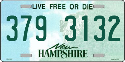 NH license plate 3793132