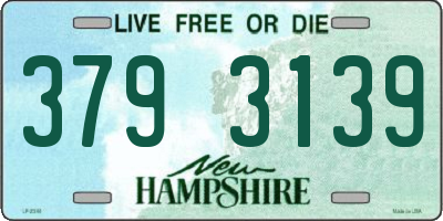 NH license plate 3793139