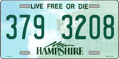 NH license plate 3793208