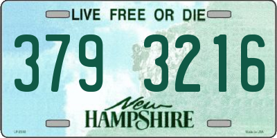 NH license plate 3793216