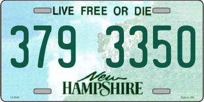 NH license plate 3793350