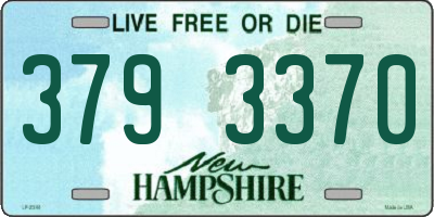 NH license plate 3793370