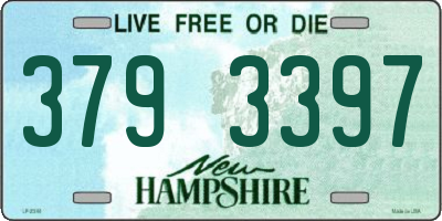NH license plate 3793397