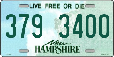 NH license plate 3793400