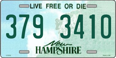 NH license plate 3793410