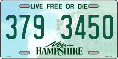 NH license plate 3793450