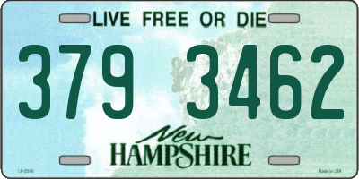 NH license plate 3793462