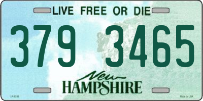 NH license plate 3793465