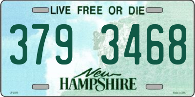 NH license plate 3793468