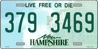 NH license plate 3793469
