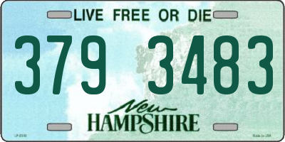 NH license plate 3793483