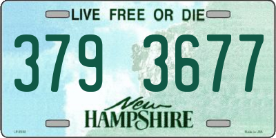 NH license plate 3793677